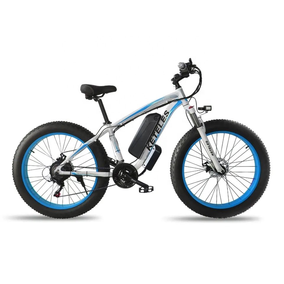 Hot Sale KETELES K800 1000W Motor 18AH Lithium Battery Electric Mountain Bike Full Suspension with CE