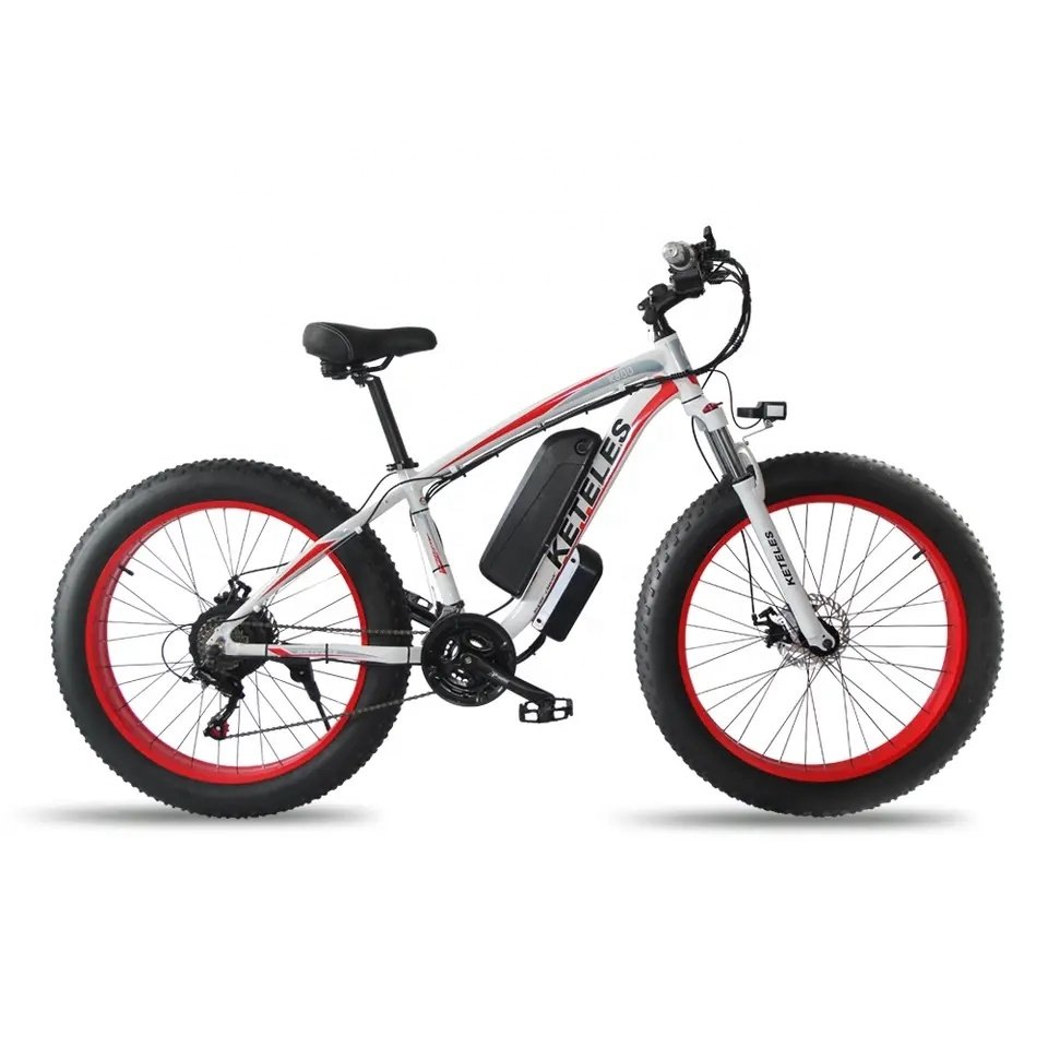 Hot Sale KETELES K800 1000W Motor 18AH Lithium Battery Electric Mountain Bike Full Suspension with CE