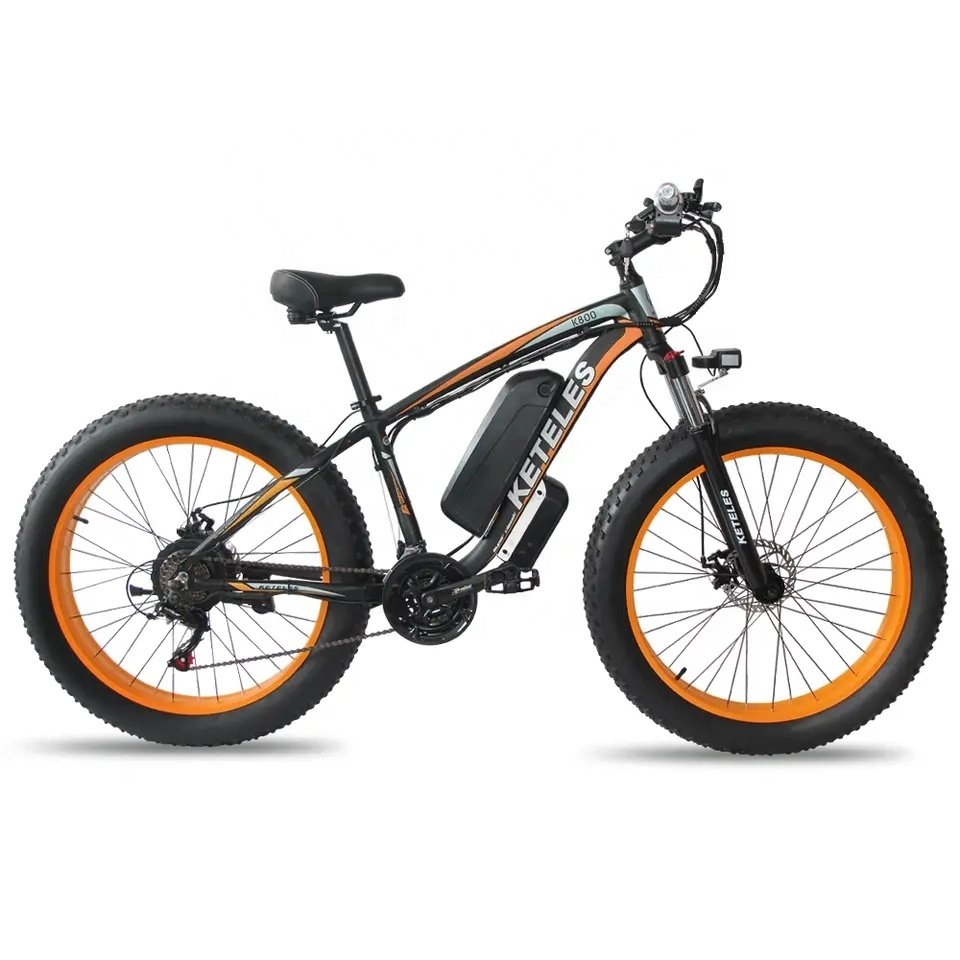 Hot Sale KETELES K800 1000W Motor 18AH Lithium Battery Electric Mountain Bike Full Suspension with CE