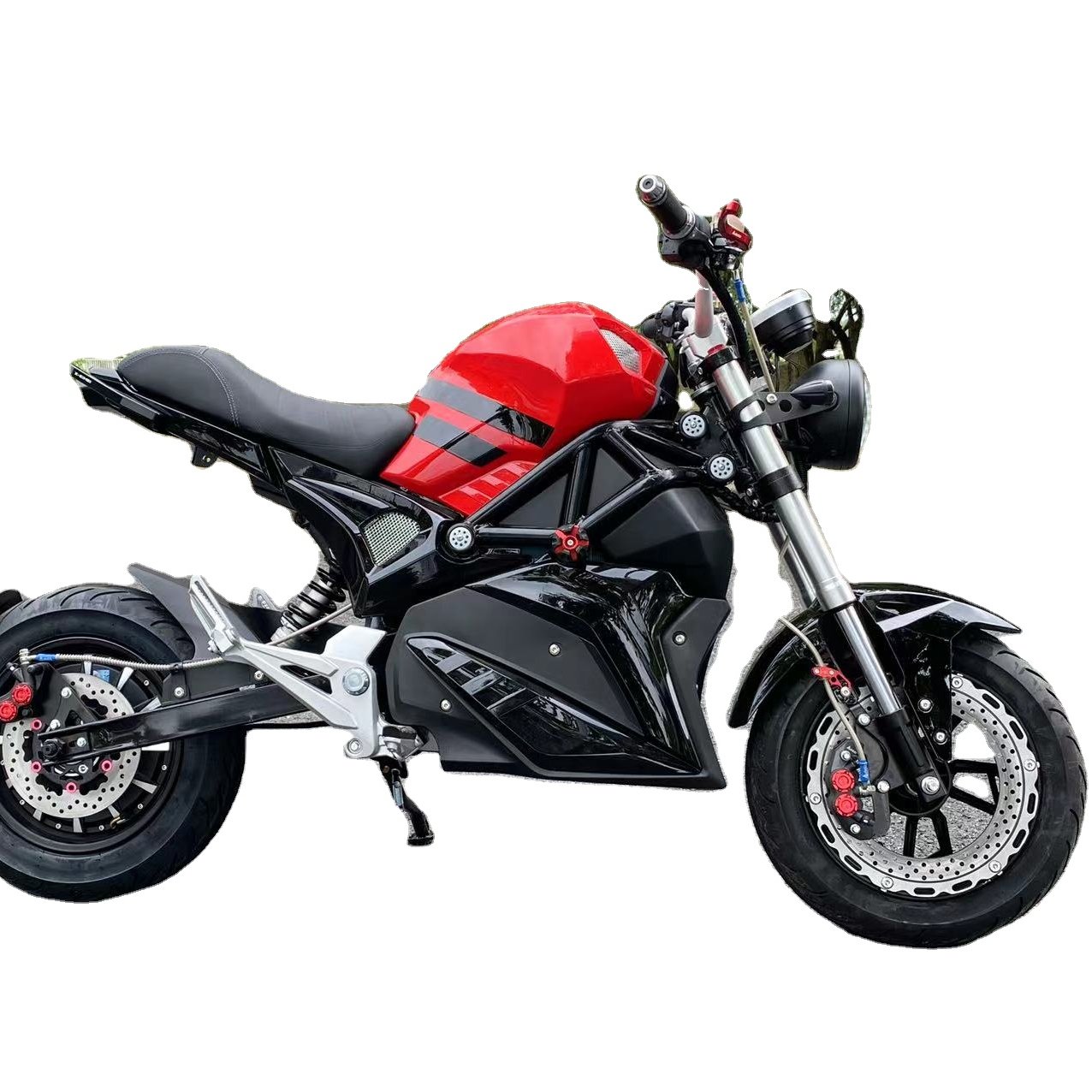 Red Tank Electric Motorbike Cost-effective Sportbike 72v High Speed Electric Motorcycle For Sales