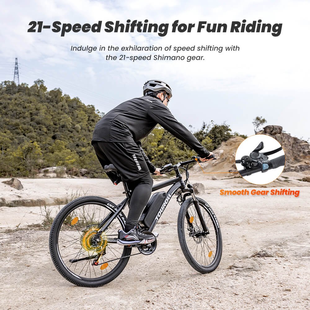 2024 New Model 250W 13Ah 36V 21-Speed Touroll U1 29 MTB Electric mountain Bike For the city