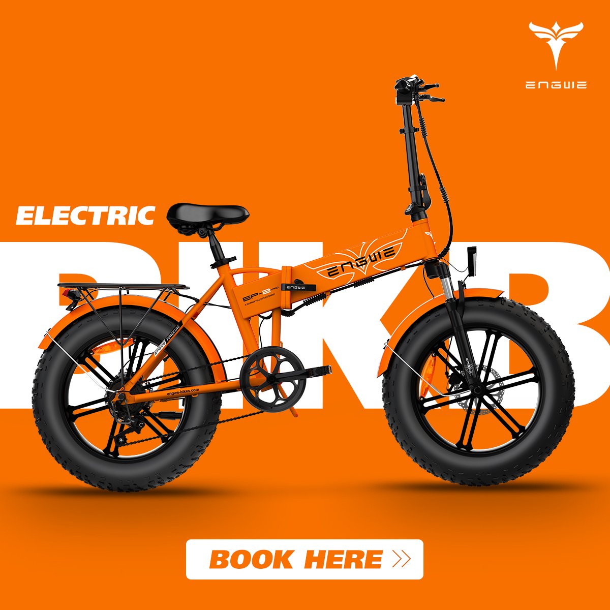 Engwe Ep-2 pro Velo Electrique Fat Tire Electric Bike Electric Dirt Mountain Folding Ebike With EU Warehouse