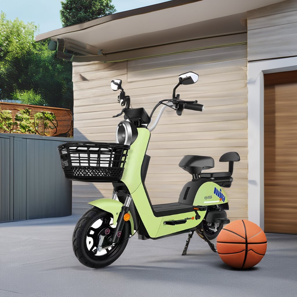 Classic Design 48V 12A Electric City Bike Dual-Seated Rear Carrier Steel Bluetooth Digital Sensor Technology Chinese Model