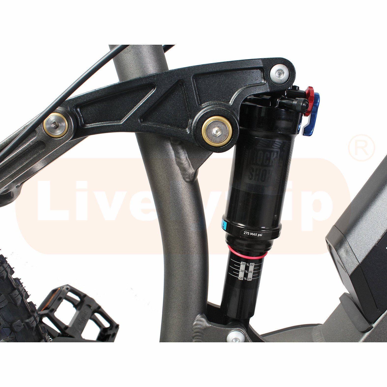 New Full Suspension Electric Mountain Dirt Bike With 8Fun 1000 Watt Mid Drive Motor