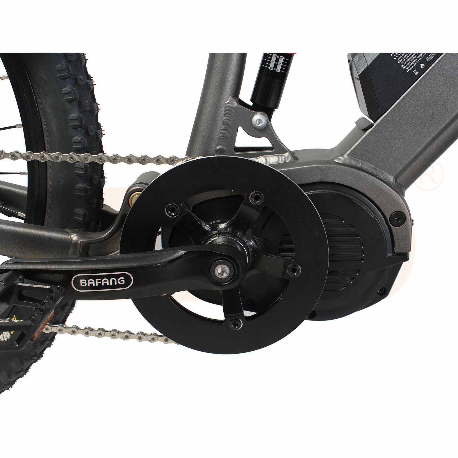 New Full Suspension Electric Mountain Dirt Bike With 8Fun 1000 Watt Mid Drive Motor