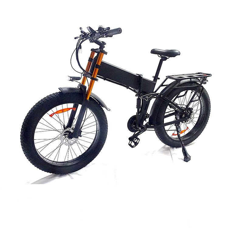Hot Sale Mini Size Folding Electric Bicycle 350W 48V 14 Inch Electric City Bike Foldable Electric Bike