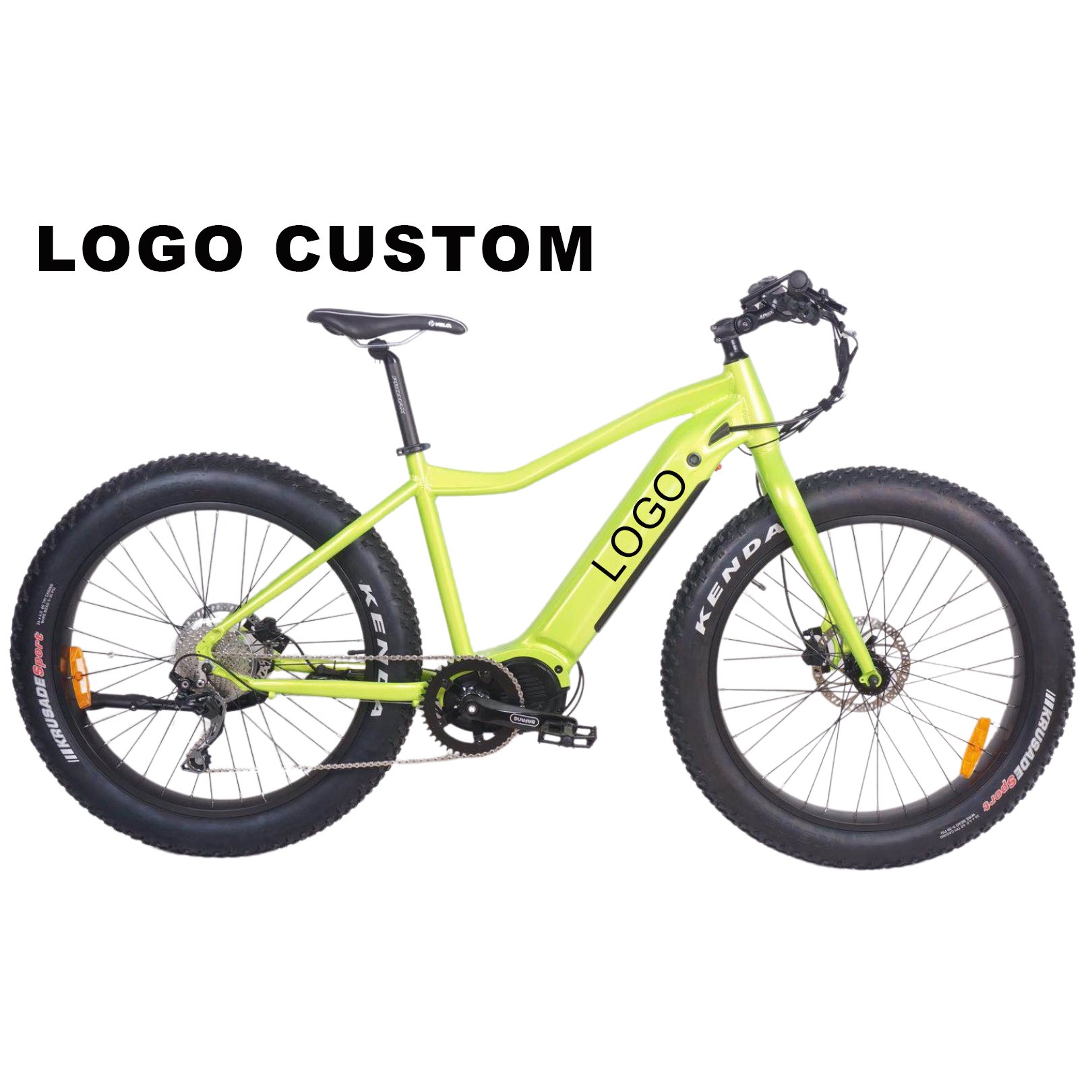 26'' Aluminium Alloy 48V Middle motor Long Range Mountain LED Light Electric Bicycle 1000W Bafang Fat Tire Electric Bike Adult