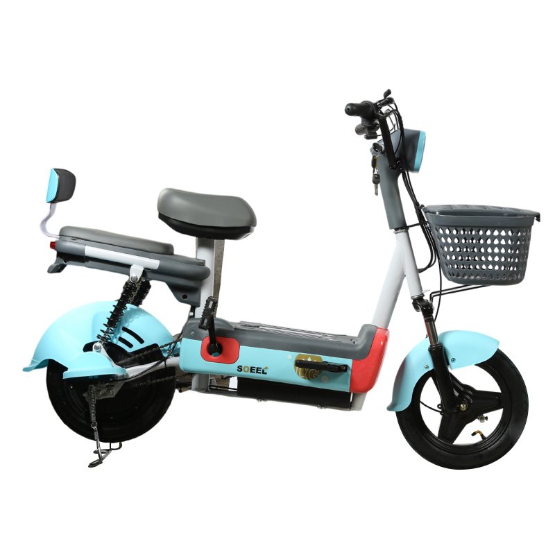 350W Electric moped adult Household Electric Waterproof Two Wheeled scooter Theft Shock Absorption electric bicycle