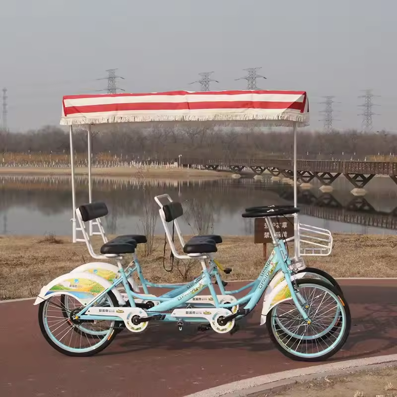 Mobile Bar Cart Electric Sightseeing Bus Vehicle Party Bike Pedal Pub Car Beer Bike for Sale