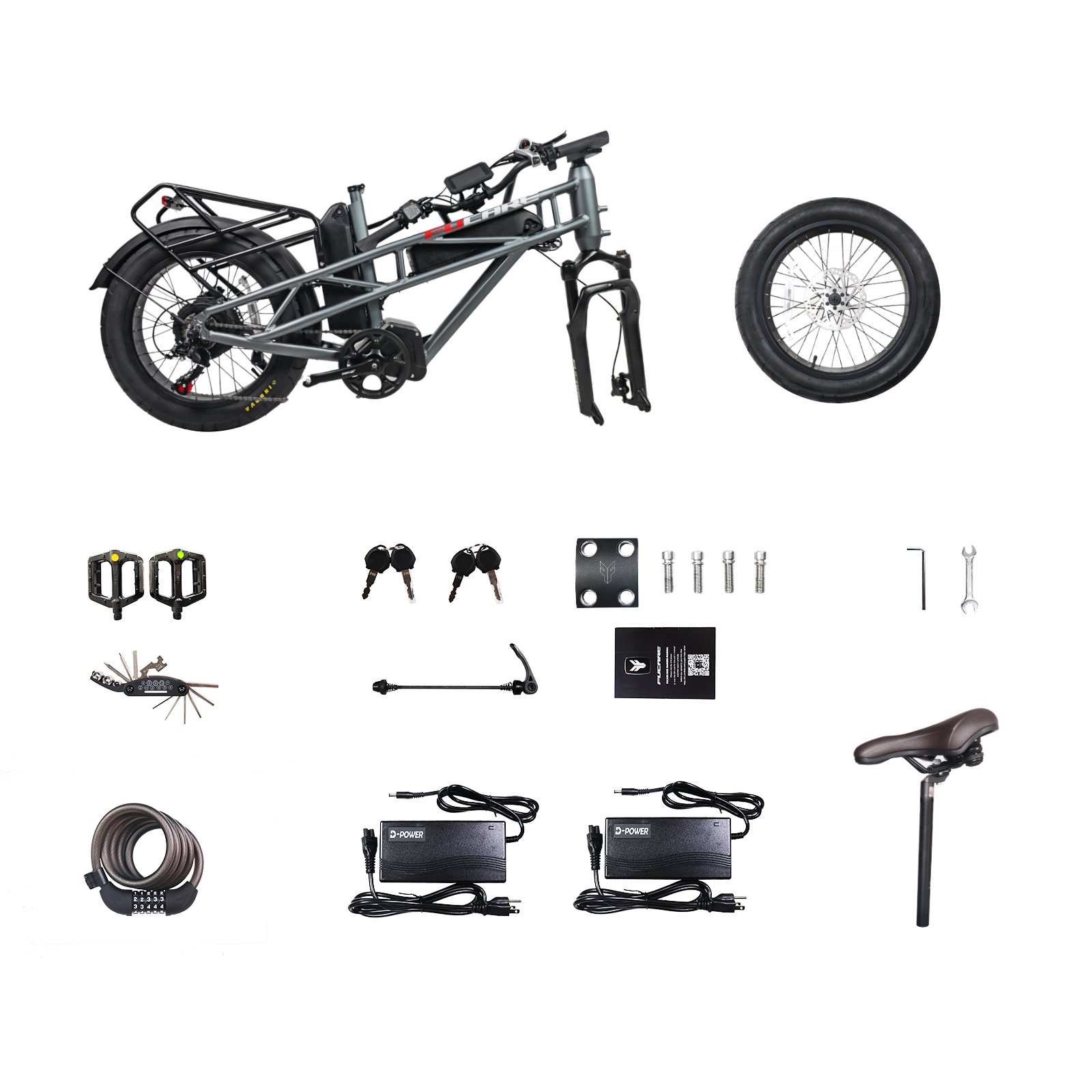 Electric Bike for Adults, Electric Mountain Bike with 48V Battery, E Bike for Men with Front Suspension for Men Adults