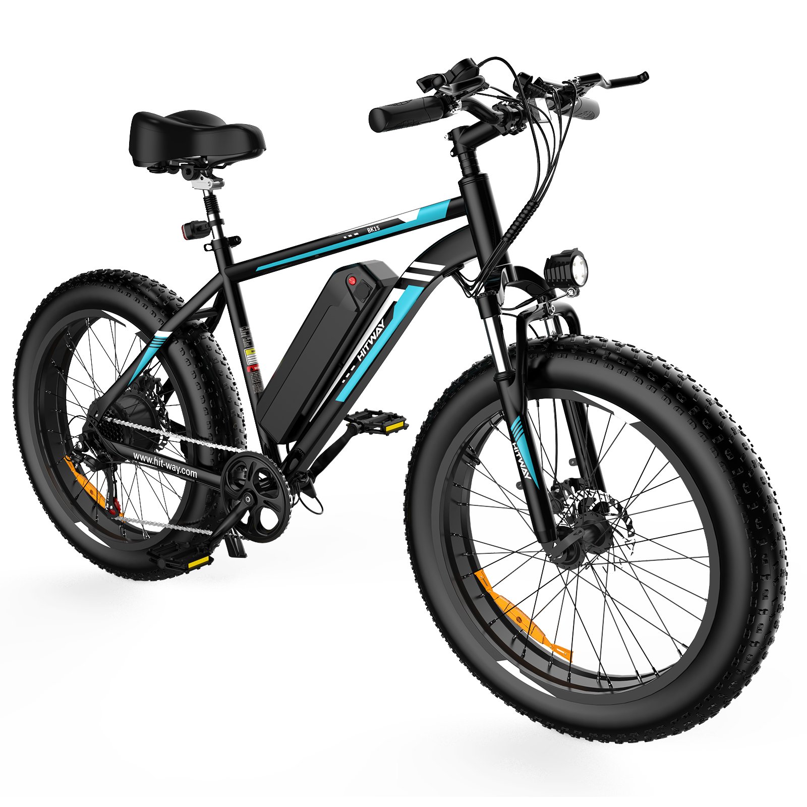 Door To Door Fast Delivery Cheap China HITWAY-BK15 26inch Fat Tire Big Wheel Electric City Bike Bicycle