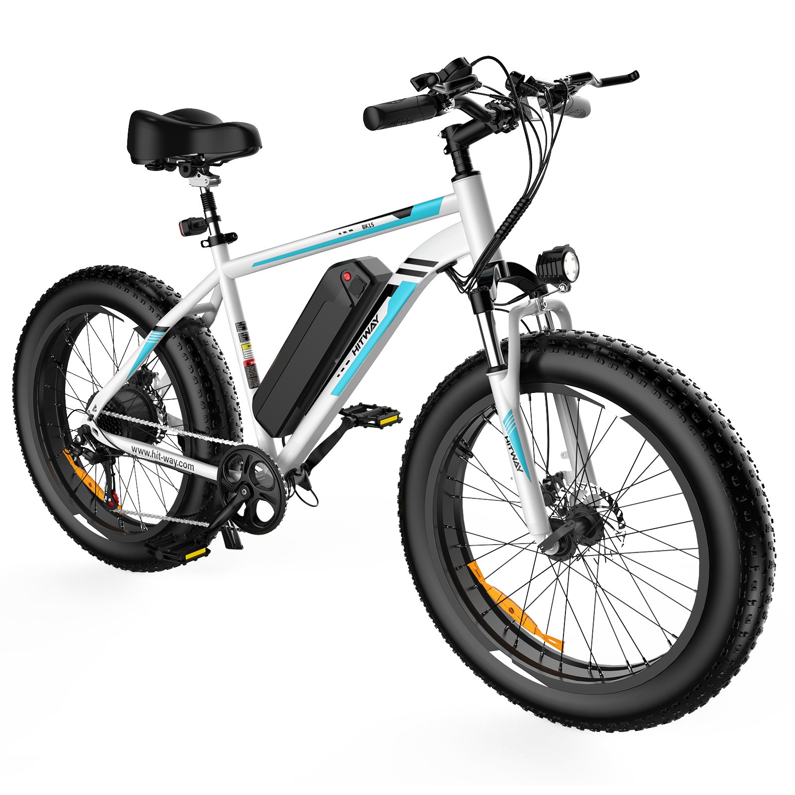 Door To Door Fast Delivery Cheap China HITWAY-BK15 26inch Fat Tire Big Wheel Electric City Bike Bicycle