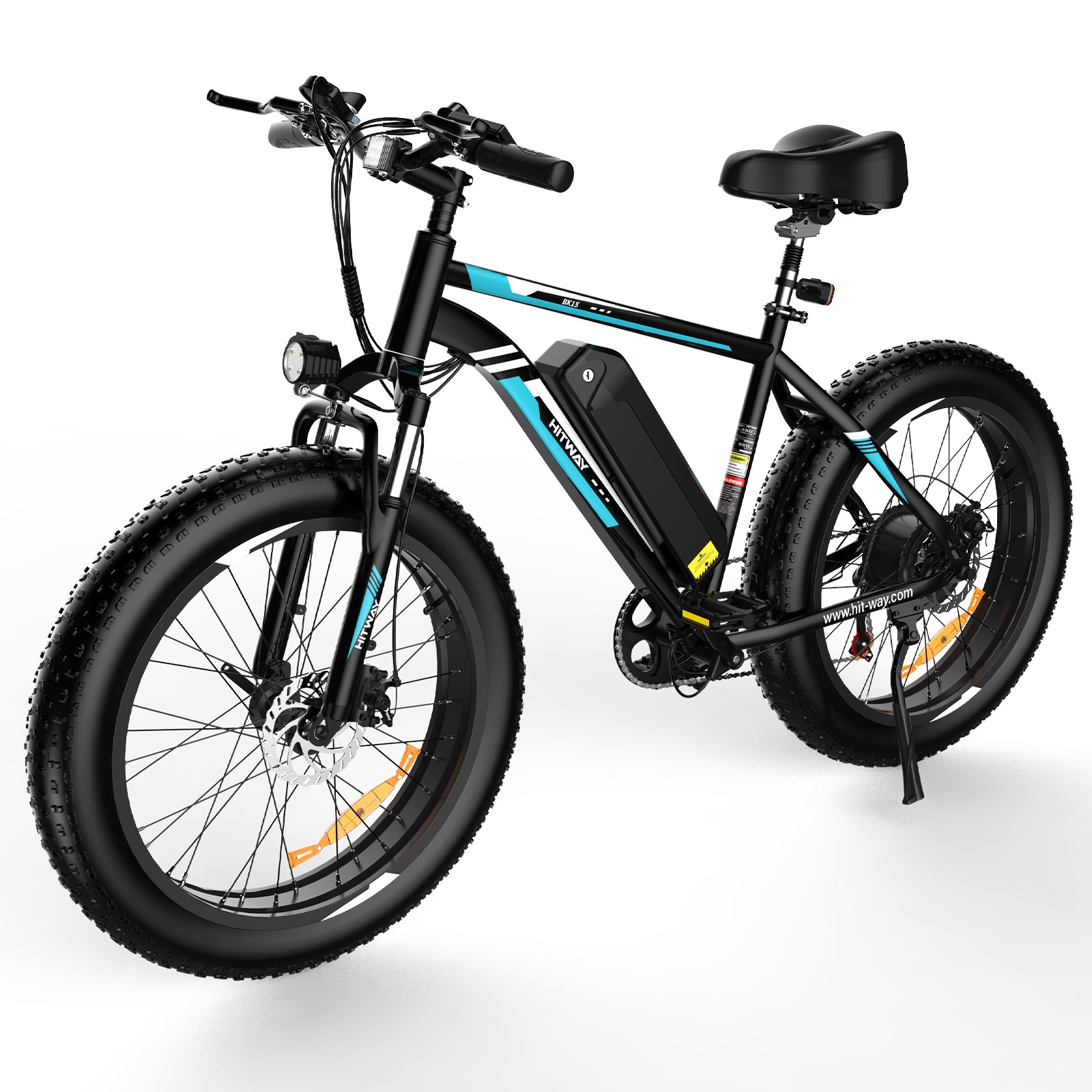 Door To Door Fast Delivery Cheap China HITWAY-BK15 26inch Fat Tire Big Wheel Electric City Bike Bicycle