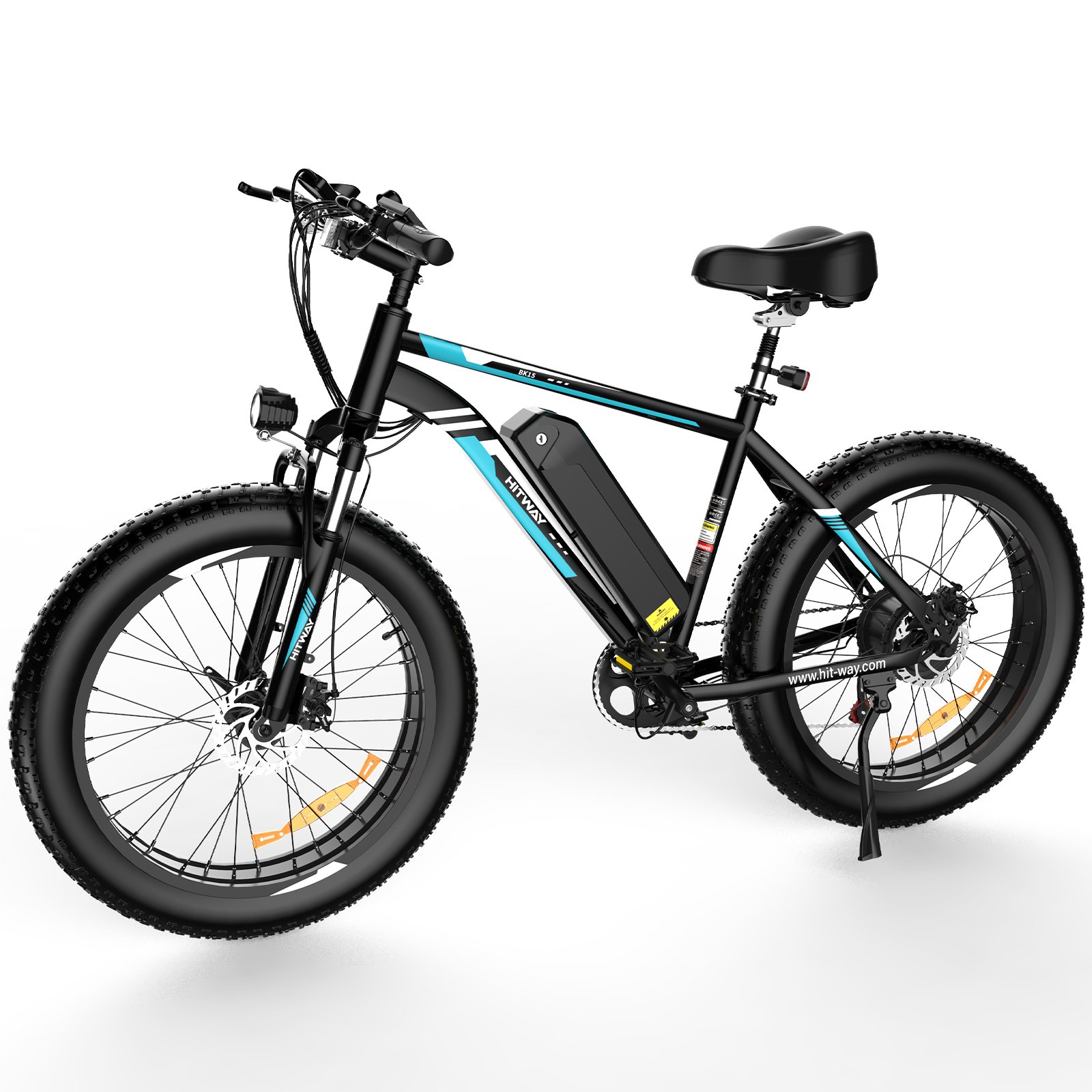 Door To Door Fast Delivery Cheap China HITWAY-BK15 26inch Fat Tire Big Wheel Electric City Bike Bicycle