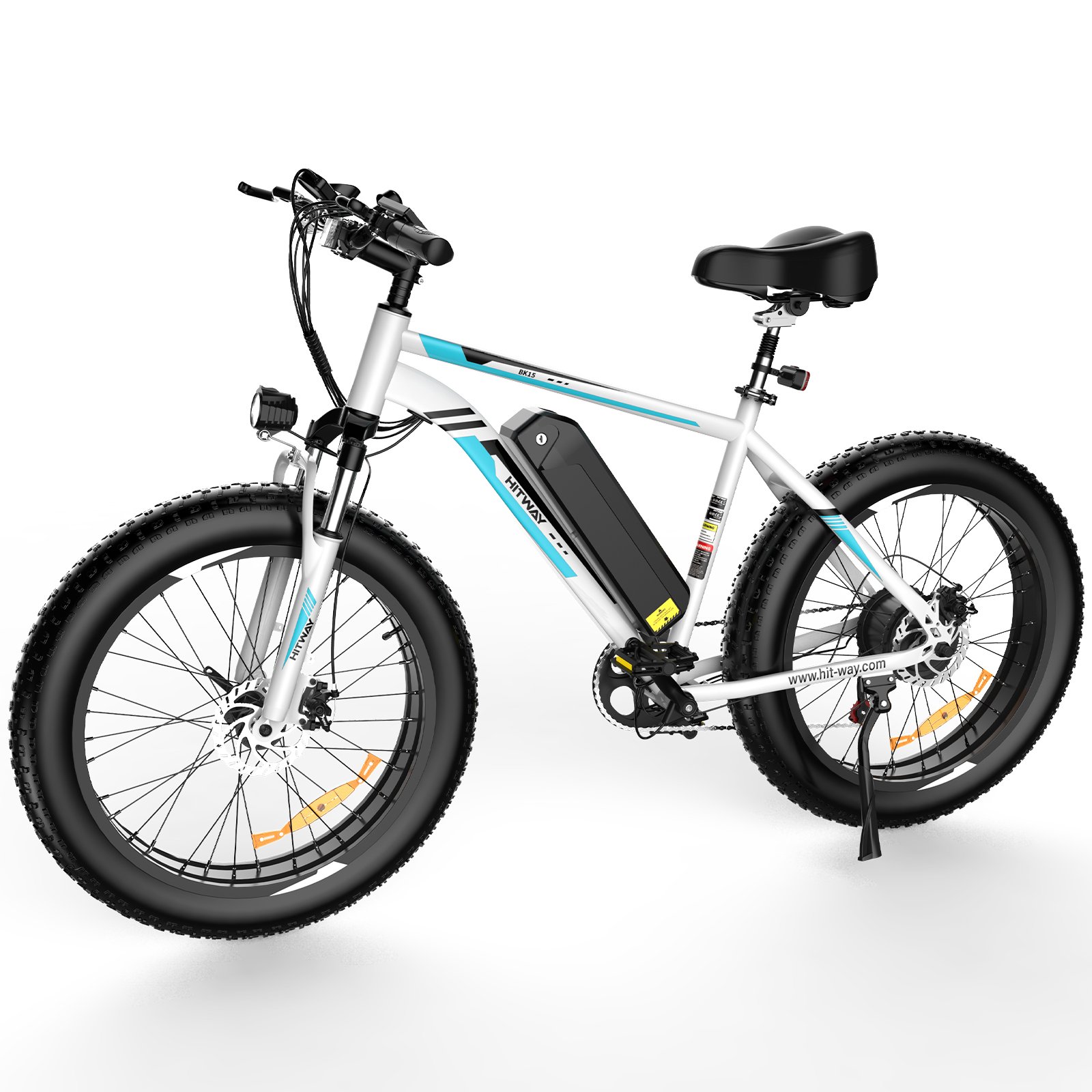Door To Door Fast Delivery Cheap China HITWAY-BK15 26inch Fat Tire Big Wheel Electric City Bike Bicycle
