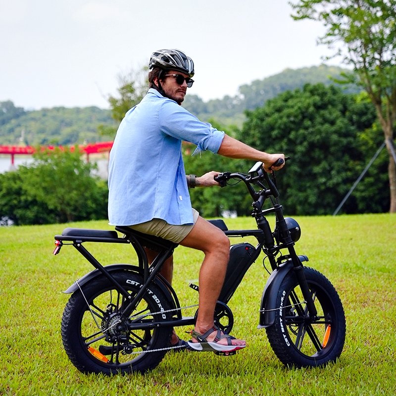 Mexico Warehouse OUXI V8 Hybrid Electric Bike 1000W Fatbike Mountain Fat Tire E Bike With Full Suspension