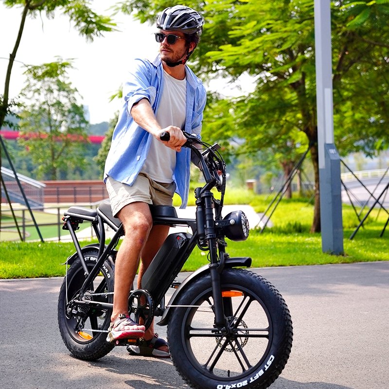 Mexico Warehouse OUXI V8 Hybrid Electric Bike 1000W Fatbike Mountain Fat Tire E Bike With Full Suspension