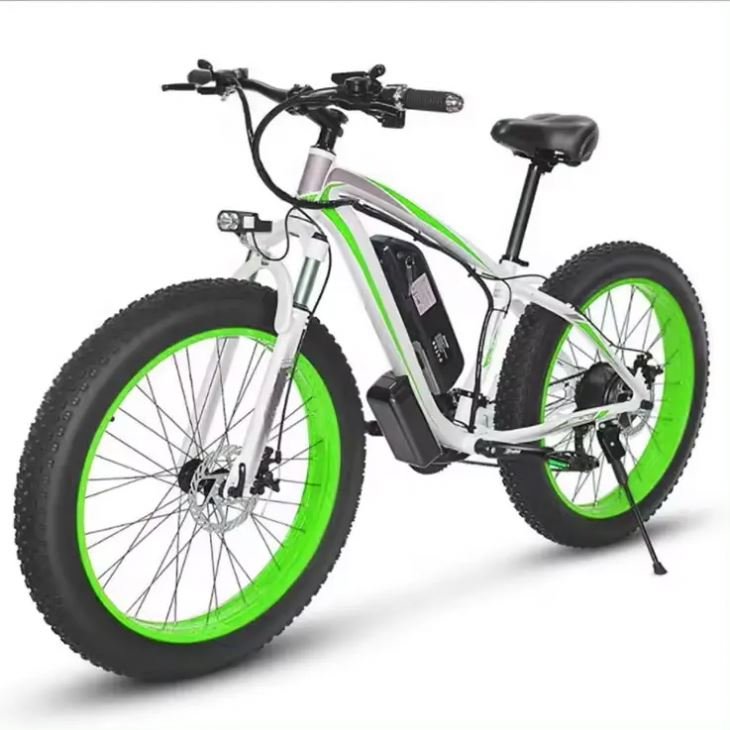 China Factory CHENLU 48V 1000W 16Ah Front Suspension Off Road Electric Bicycle Fat Tire Electric Mountain Bike
