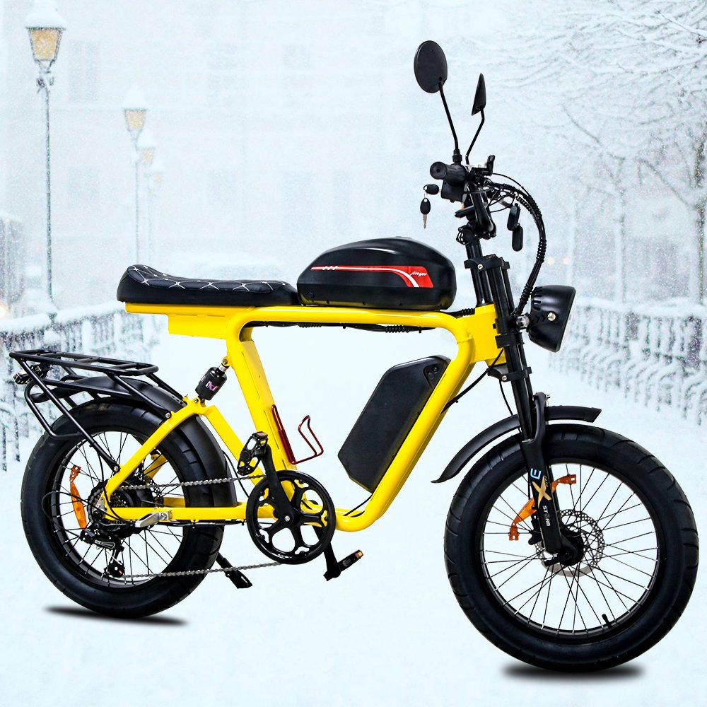 power plus battery range 180km electric Hot-selling yellow mountain road multi-purpose new energy electric mountain bicycle
