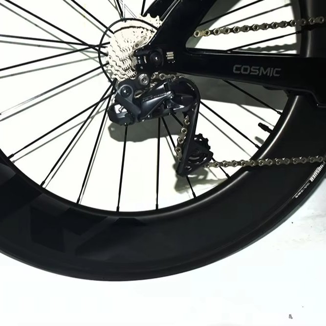 700C Racing Bike with Carbon Fiber Frame Hydraulic Disc Brake Ironman Championship Racing
