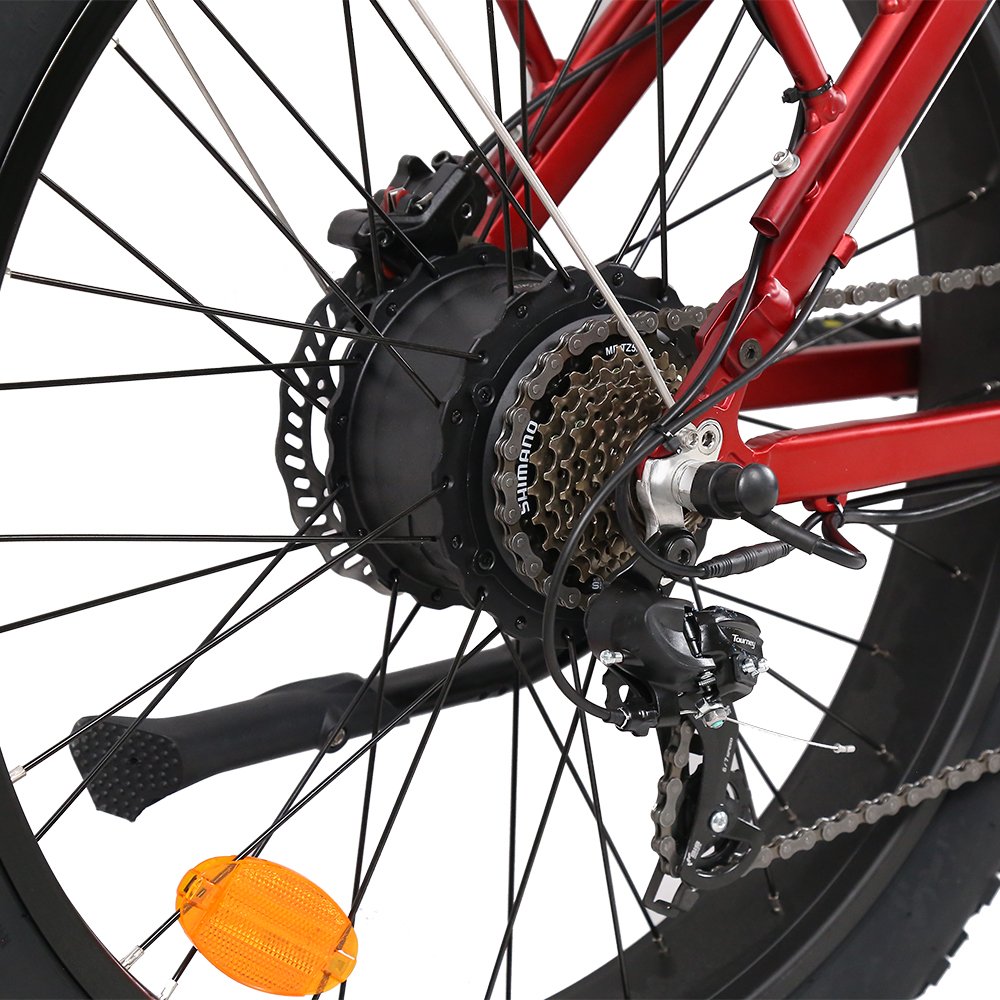Aimos Mountain/Off road E Bike 250W/500W/1000W Rear Drive Motor Dirt Electric Bike Full Suspension fat tire Electric Bicycle