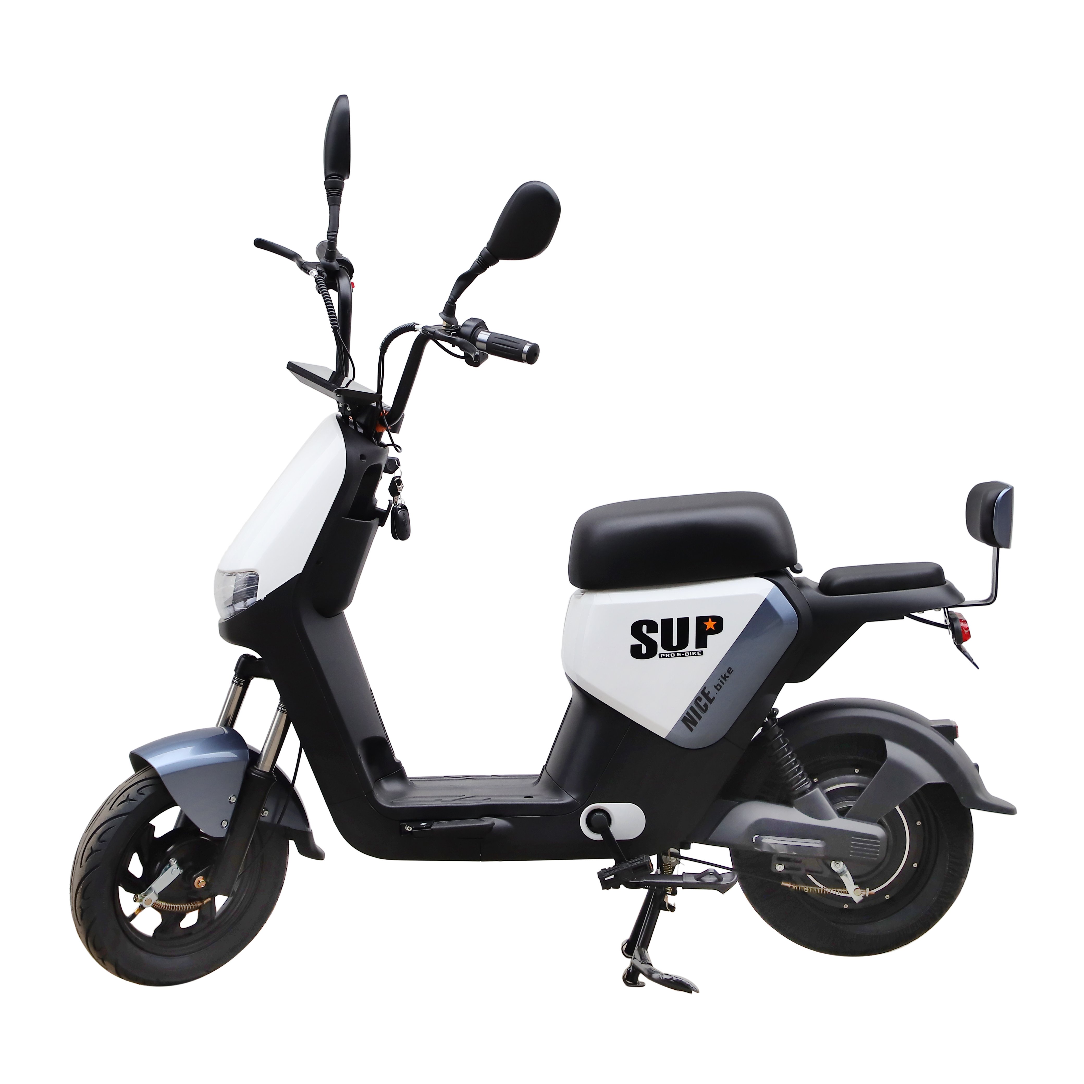 Adults 48V 350W Electric City Bike with Long Range Motor & Steel Frame Features Smart Sensor Similar to Moped Motorcycle