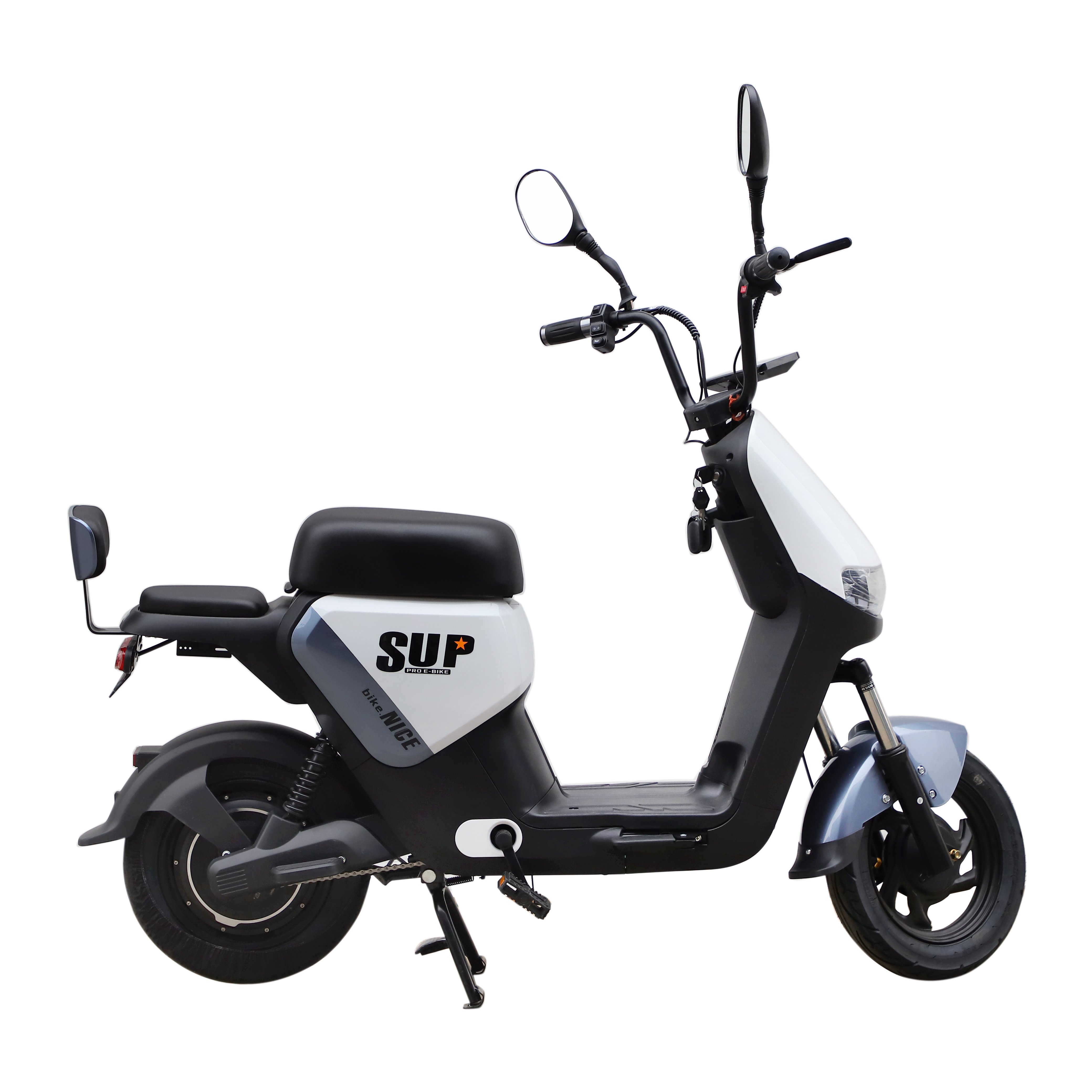 Adults 48V 350W Electric City Bike with Long Range Motor & Steel Frame Features Smart Sensor Similar to Moped Motorcycle