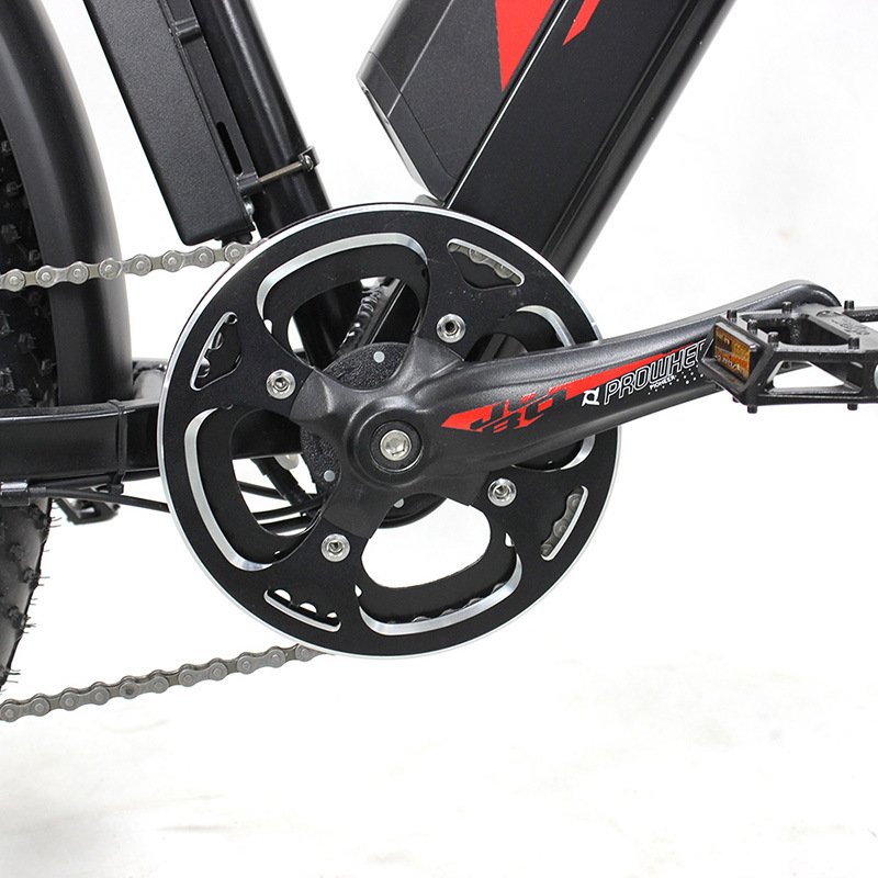 48v 14.5Ah 4.0 Fat Tires Shimano Derailleur Aluminum Alloy Frame down Tube Battery Position Electric Bike Mountain