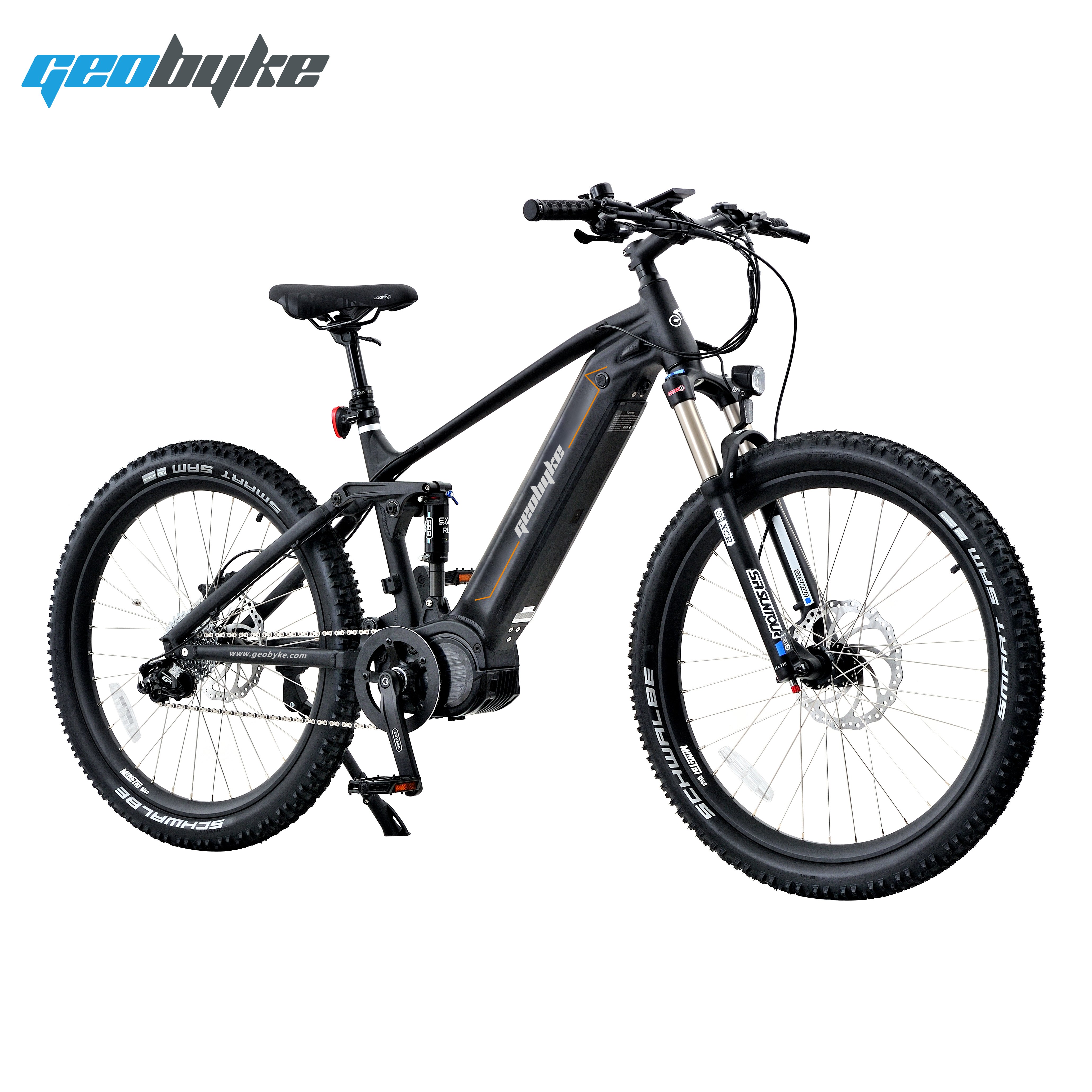 New Design 48v 1000w Electric Mountain Bike Full Suspension Bafang M620 Mid-drive