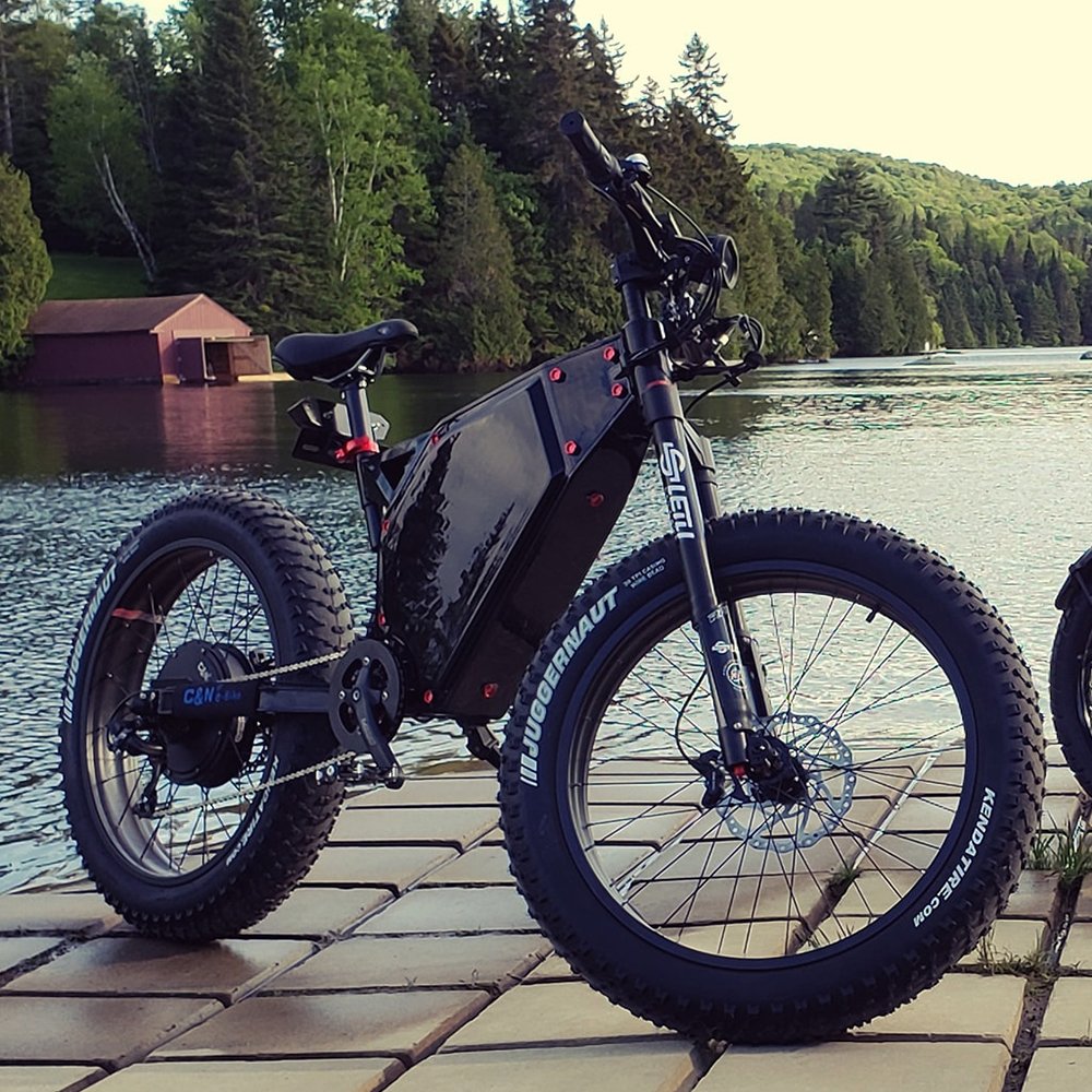 26'' Retro Beach Cruiser Mountain Electric Bike 72v 3000w / Chopper Electric Bicycle / Fat Tire Cheap e bike