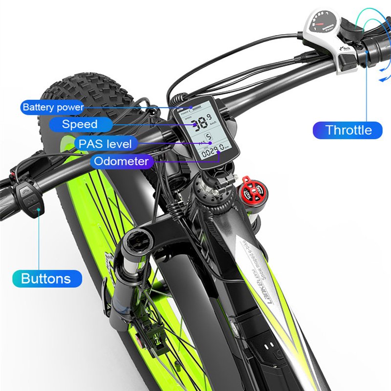 EU UK warehouse stock LANKELEISI XC4000 1000w electric bicycle fat tire bike 48v 17.5ah ebike 26 inch electric mountain bike