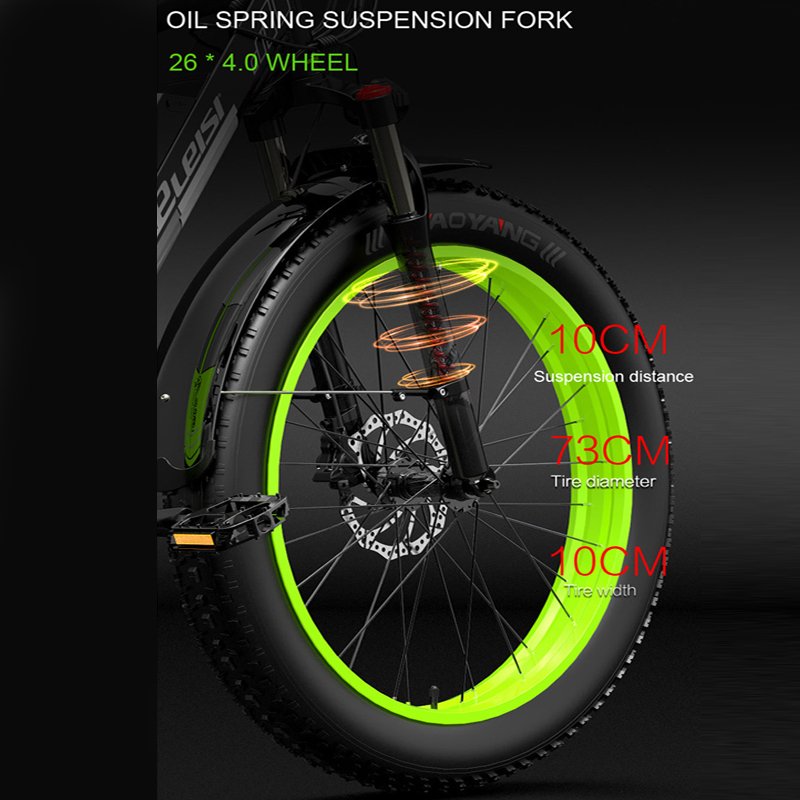 EU UK warehouse stock LANKELEISI XC4000 1000w electric bicycle fat tire bike 48v 17.5ah ebike 26 inch electric mountain bike