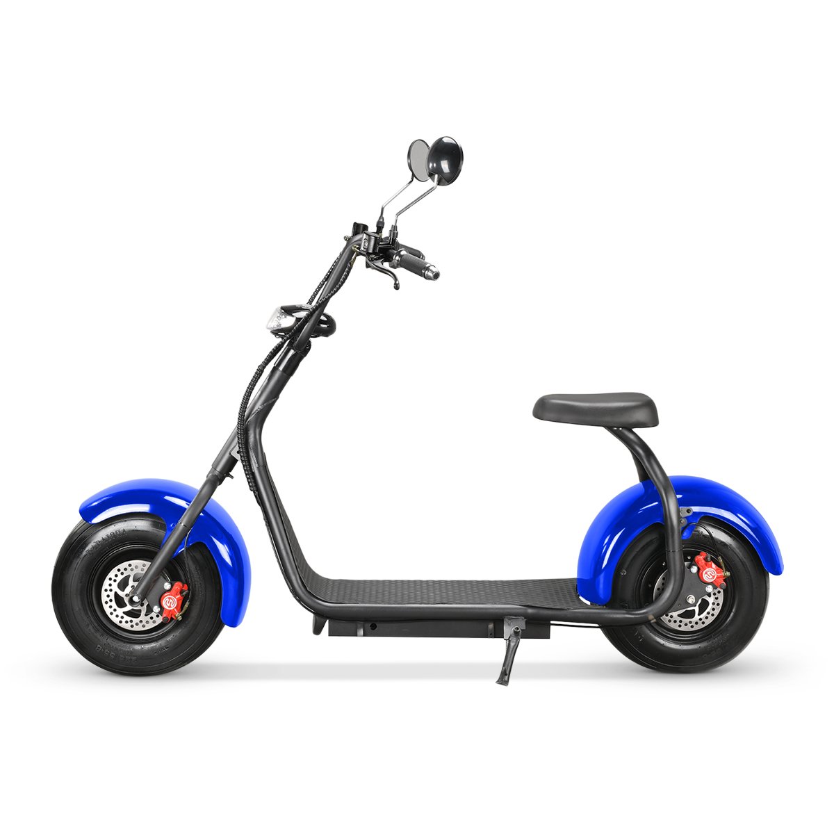 UK EU Stock Fat Tire Electric Scooter 1500W 2000W EEC Eco-friendly Big Wheel Citycoco X1 Folding Electric Motorcycle