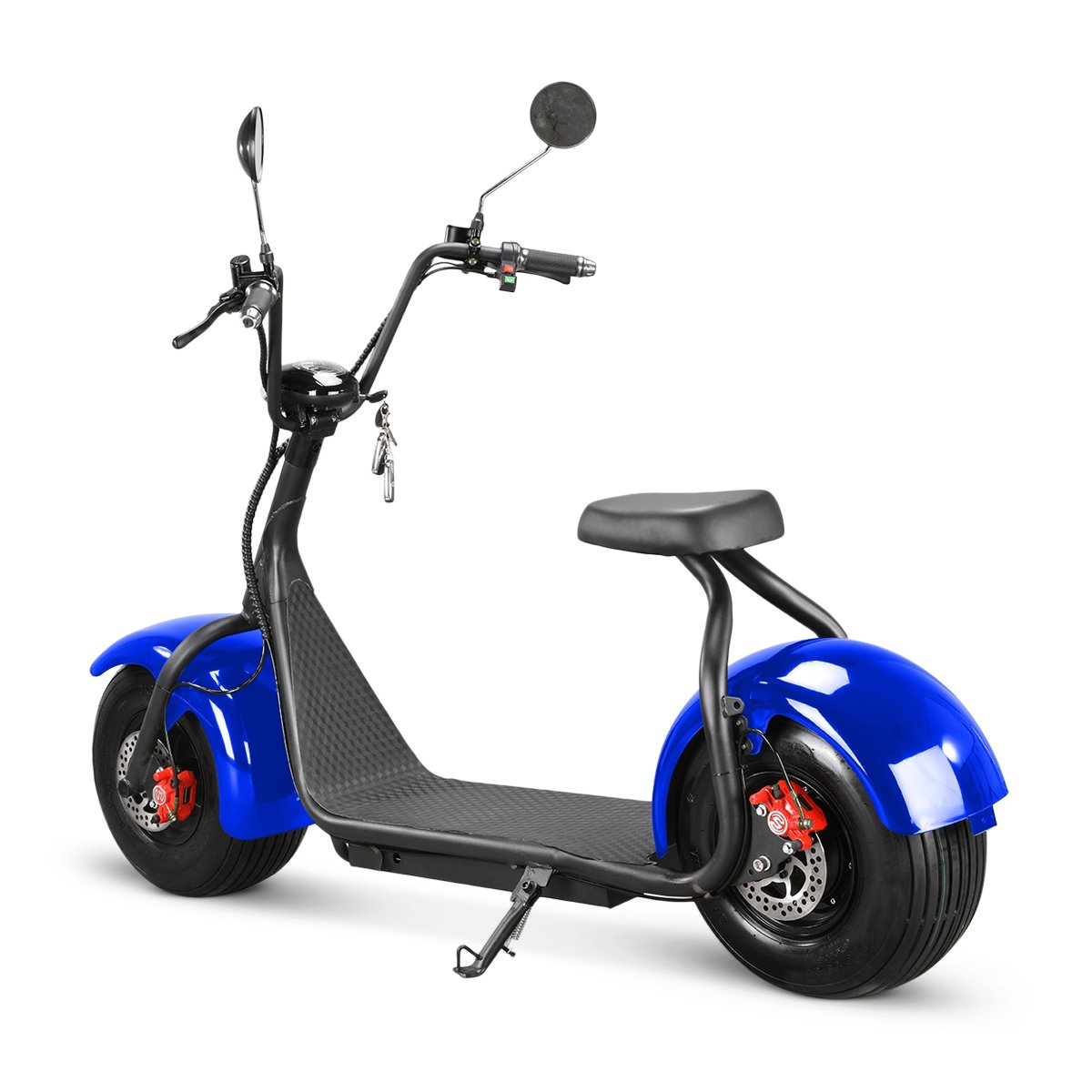 UK EU Stock Fat Tire Electric Scooter 1500W 2000W EEC Eco-friendly Big Wheel Citycoco X1 Folding Electric Motorcycle
