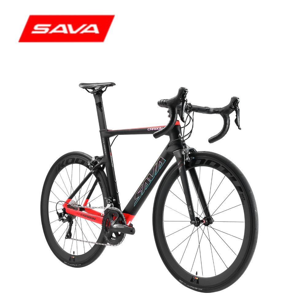 SAVA factory Shimanos R7000 full carbon fiber frame road bike complete 22 speed 700C racing road bike for adult bicicleta bicycle
