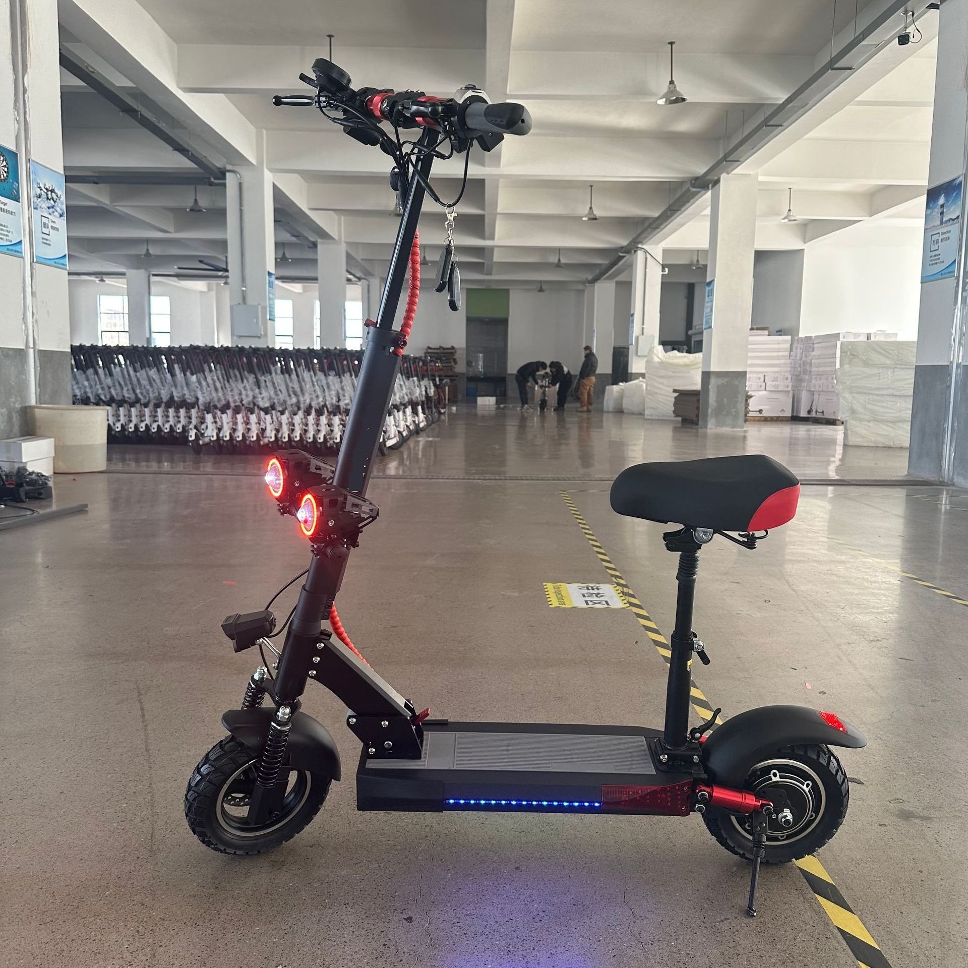 Euro Warehouse 48V 800W-1200W Folding Adult Electric Scooter Electric Scooter for Daily Use