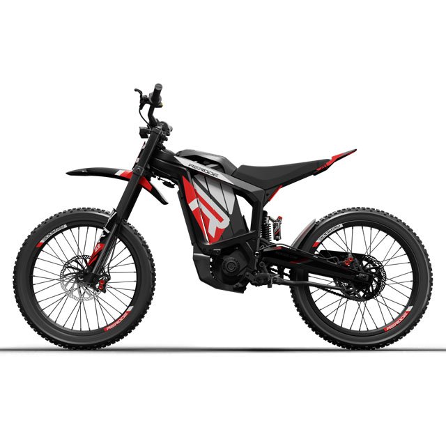 Rerode R1 Electric Mountain Motocross Fat Bike Long Range with High Torque 72v Central Motor Power Supply from Lithium Battery