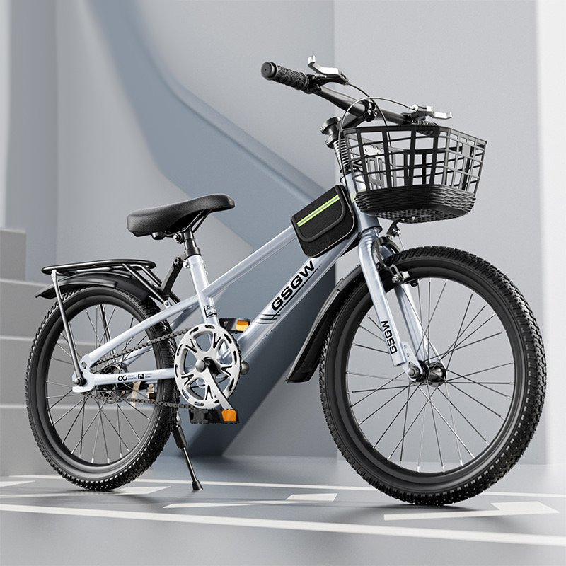 New 20-24 Inch Toddler Bicycle For Boys And Girls Kids Children'S Bicycle With Basket