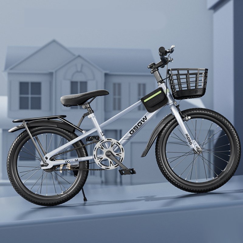 New 20-24 Inch Toddler Bicycle For Boys And Girls Kids Children'S Bicycle With Basket