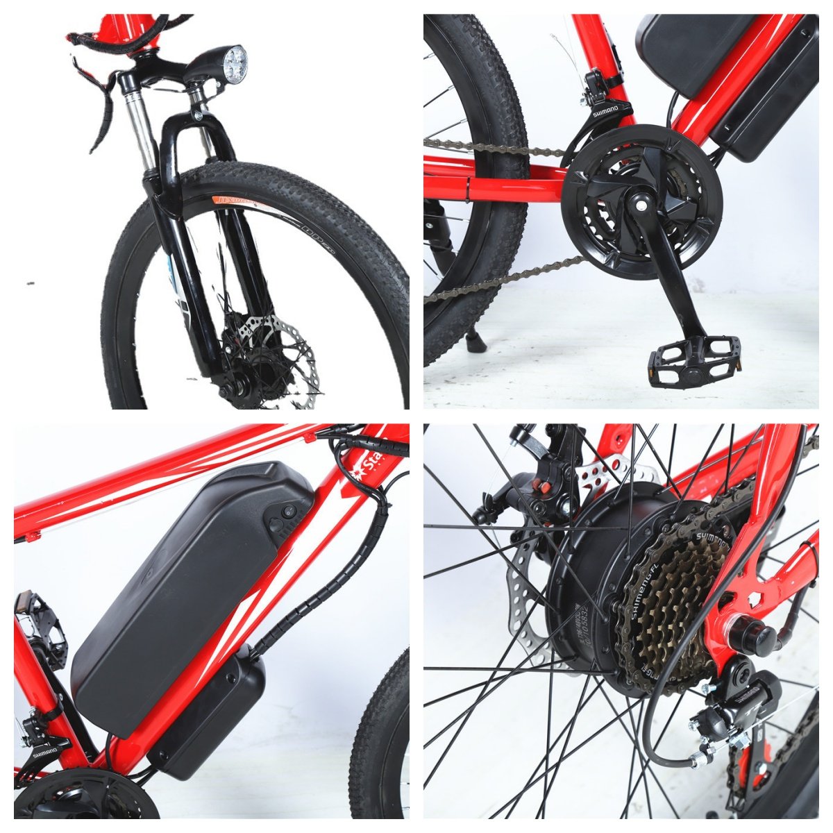 Electric Assisted Mountain Bike Commuting Bicycles Wholesale Aluminum Alloy for Male and Female Students Lithium Battery 48V 131