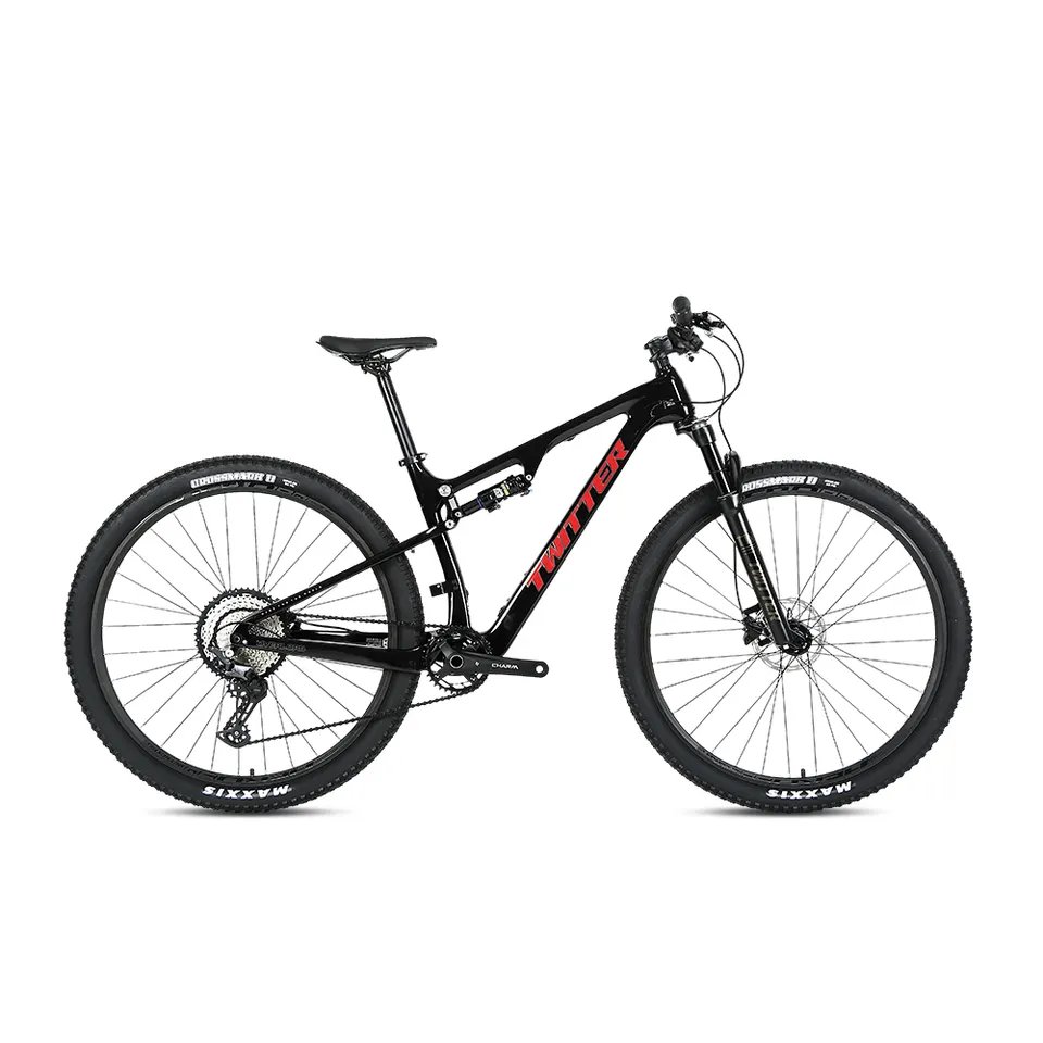 Twitter 27.5/29 inch carbon MTB downhill full suspension mountain bike XT M8100 24speed dual suspension bicycle