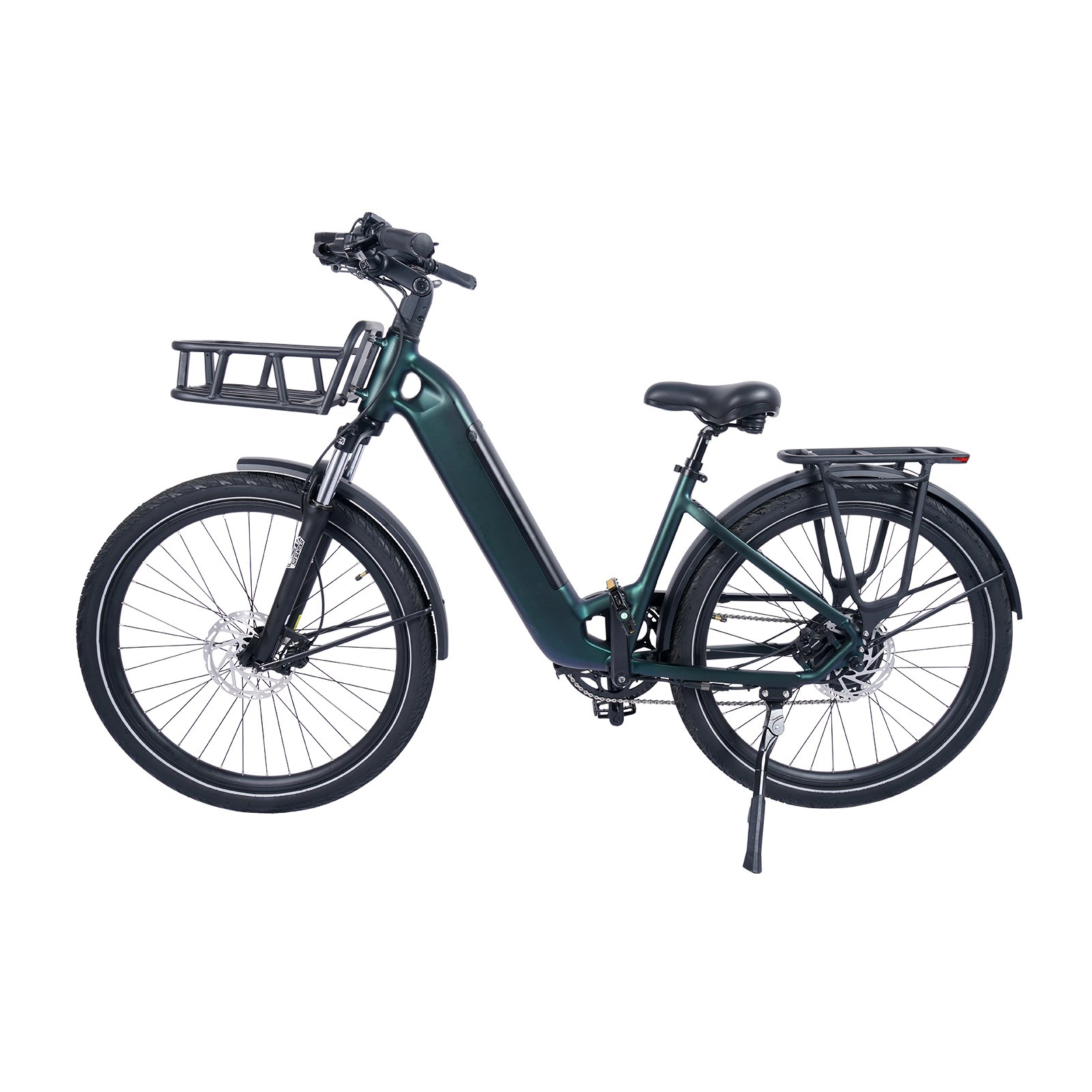 24" Ebike 48v 15ah Women's City E Bike 250W 500w Urban Step Through Electric City Bike
