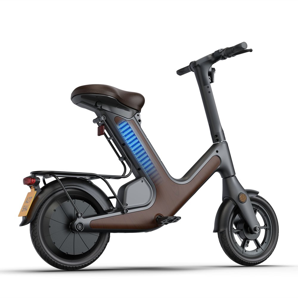 Super Performance City Mini Electric Bike Lithium Battery 14 Inch Wheels D50 Reserved Iot Interface 400W Seated Escooter