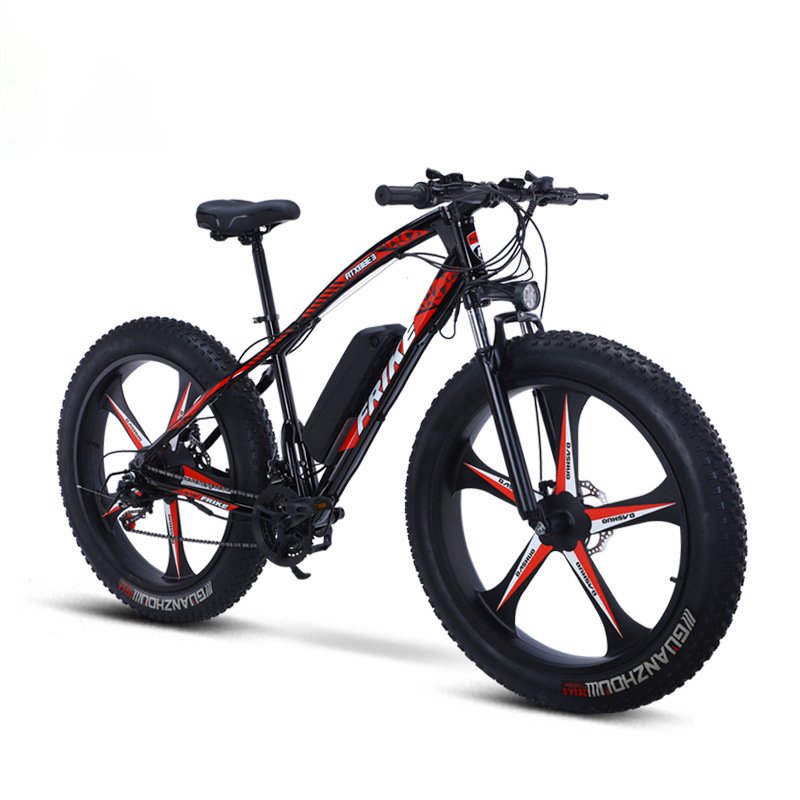 21 Speed Electric Mountain Bike 350W 36V Mag Wheel 26*4.0 Electric Fat Bike