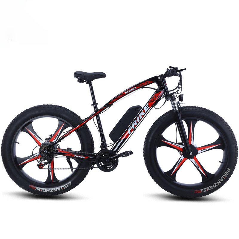 21 Speed Electric Mountain Bike 350W 36V Mag Wheel 26*4.0 Electric Fat Bike