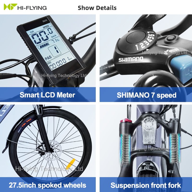 EU/UK Drop Shipping Electric Bicycle 350W 27.5" E Bike for Adults MTB Electric Mountain Bicycle Electric City Bike