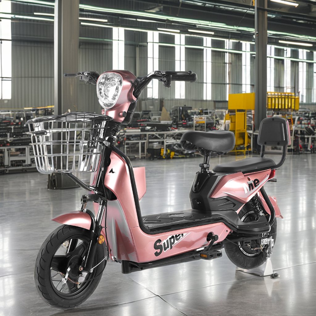 48V Electric City Bike 3-Speed Rear Hub Motor 250W Steel Frame Scooter Kit Digital Electronic Rear Carrier Most Popular 350W
