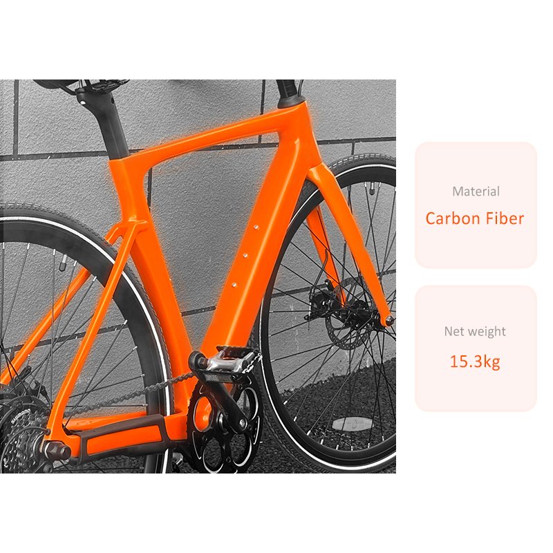 Carbon Fiber Frame Bafang 250w Motor Ebike 7 Speed Shimano Motor 700*32C Tire Electric Bicycle City Ebike
