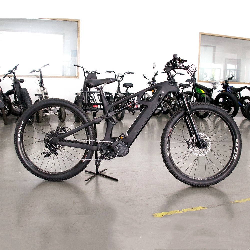 2024 Electric MTB Bike Carbon Fiber Ebike 1000W Bafang Ultra Mid Motor 48v 17.5ah Lithium Battery Electric Bicycle Sport Bike