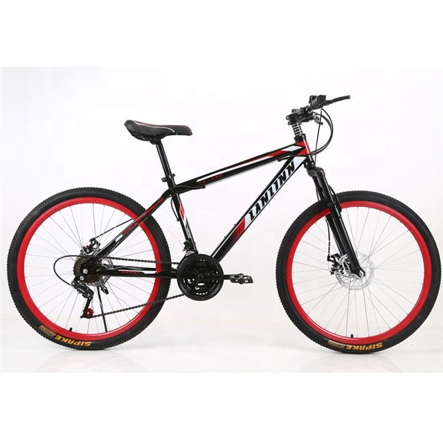 26-inch 60-knife Bend Bicycle Men and Women Road Race City Mountain Bike Variable Speed Double Disc Brake